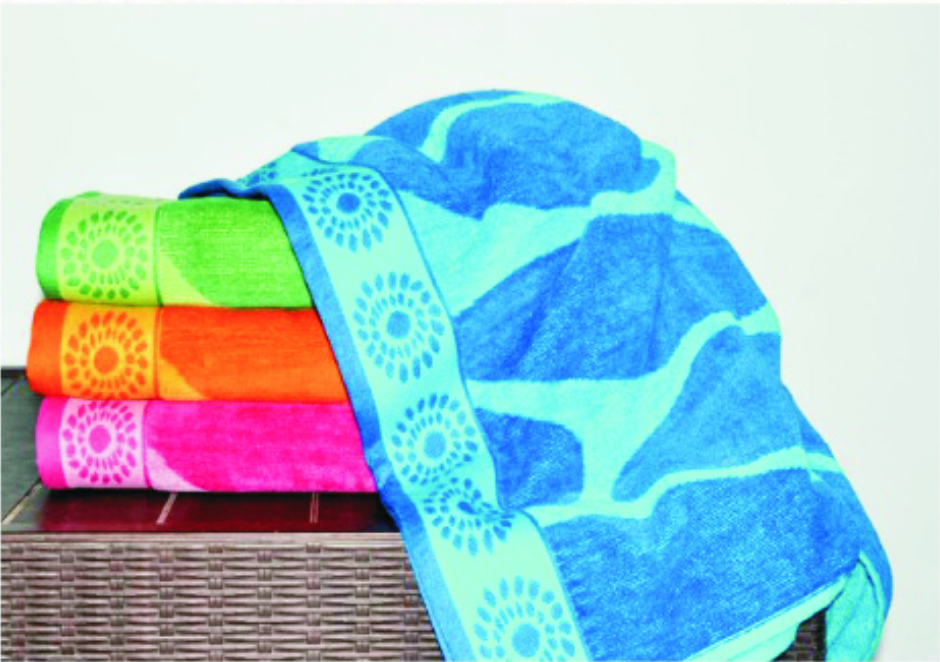 Premium Velour Beach Towel - Soft, Stylish & Absorbent
